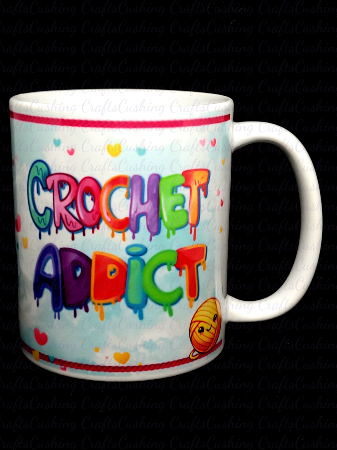 Sublimated Crochet Mug