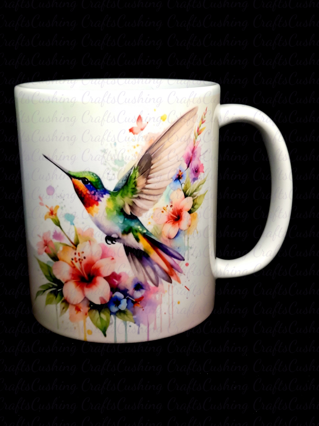 Sublimated Hummingbird Mug