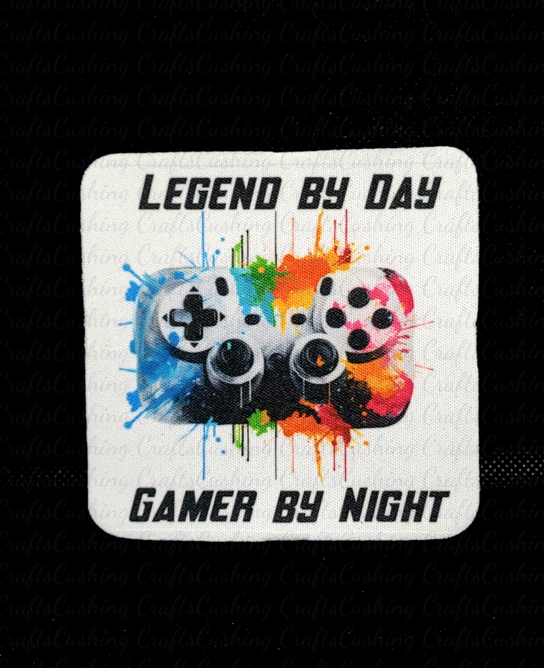 Sublimated Gamer Square Coaster