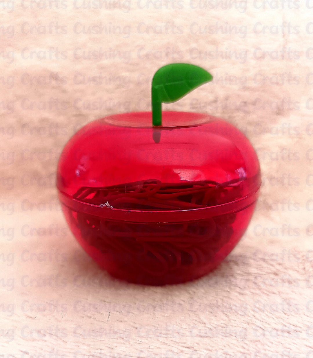 Teacher Acrylic Apple with 75 Paperclips
