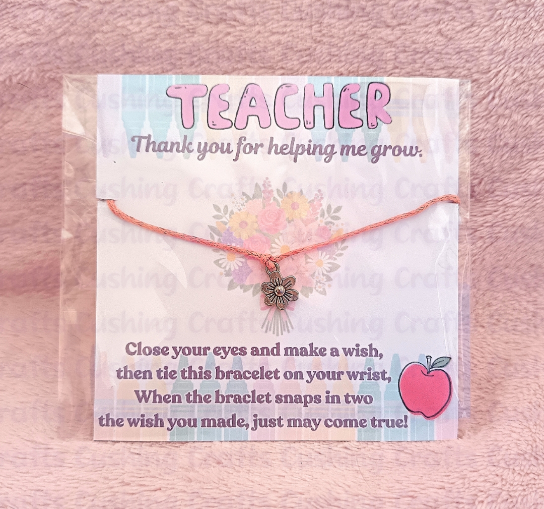 Helping Me Grow Wish Bracelet