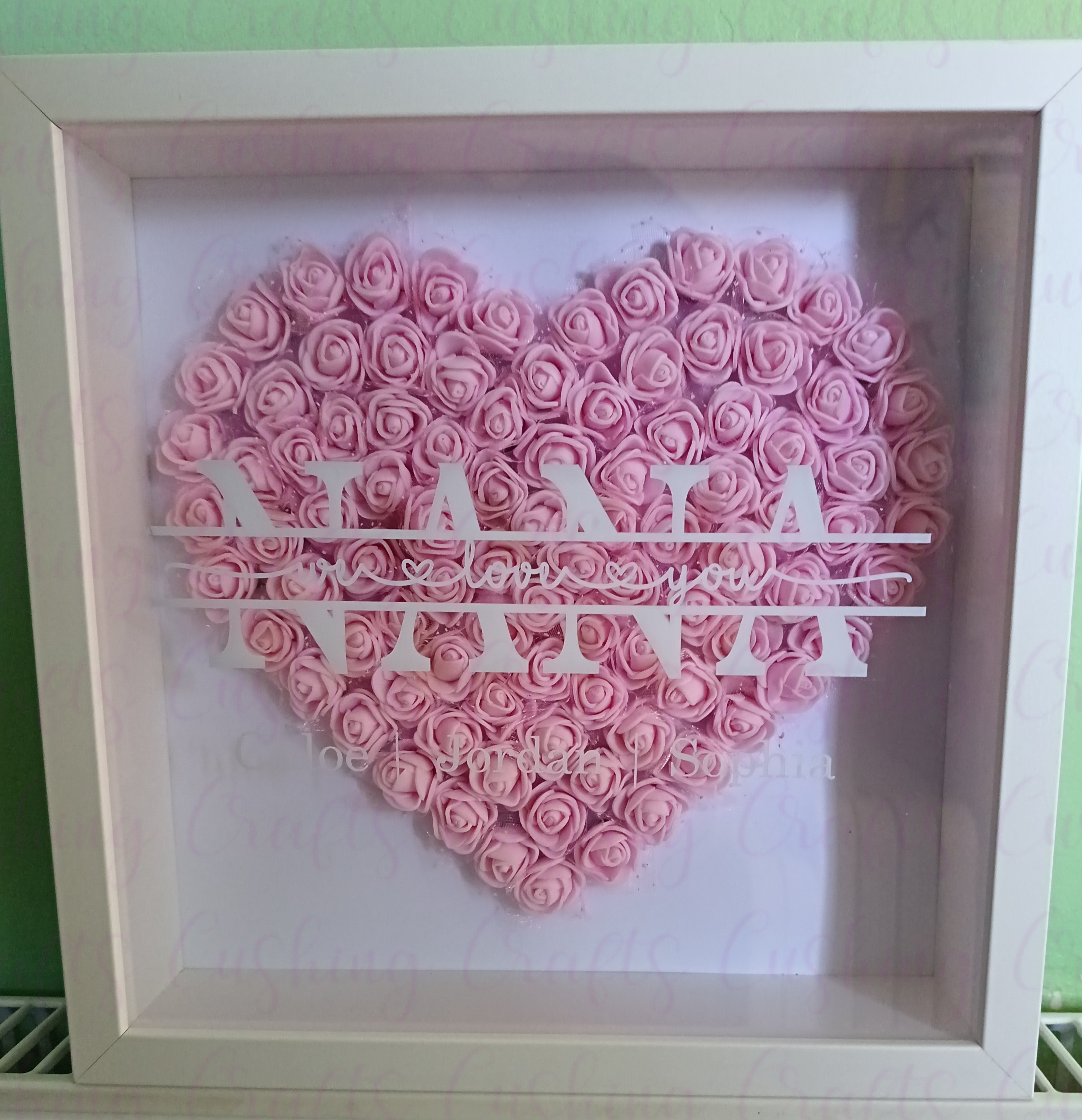 The 'Nana Roses' Box Frame