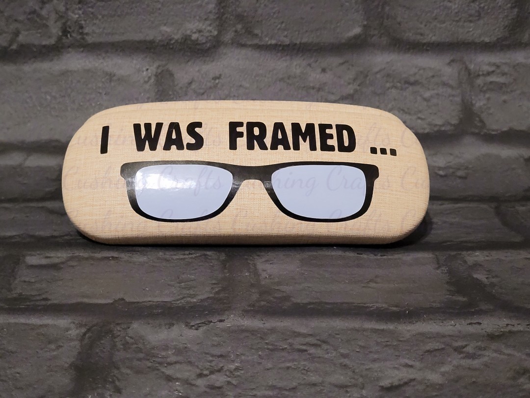 Vinyled "Framed" Glasses Case