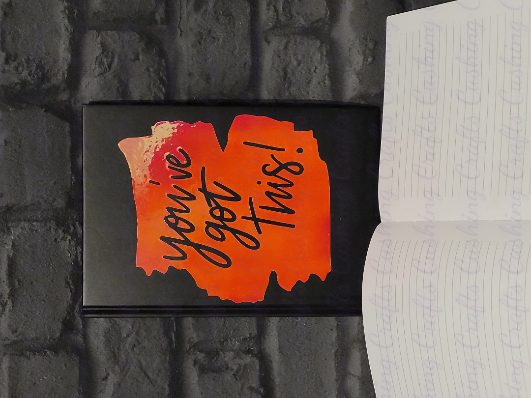 Holographic Vinyled "You"ve Got This" Hardbacked Notebook